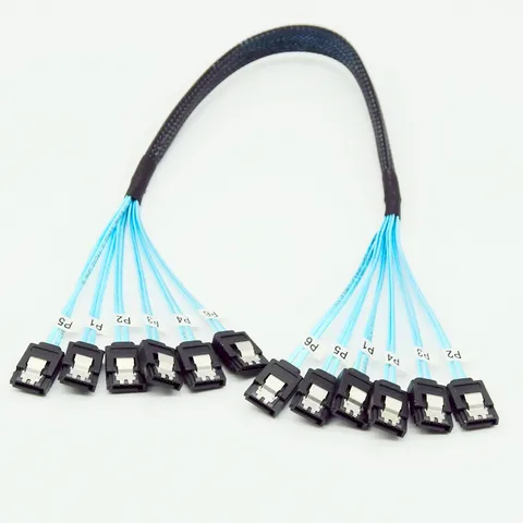 6 шт./комплект, кабель 6 Гбит/с SATA