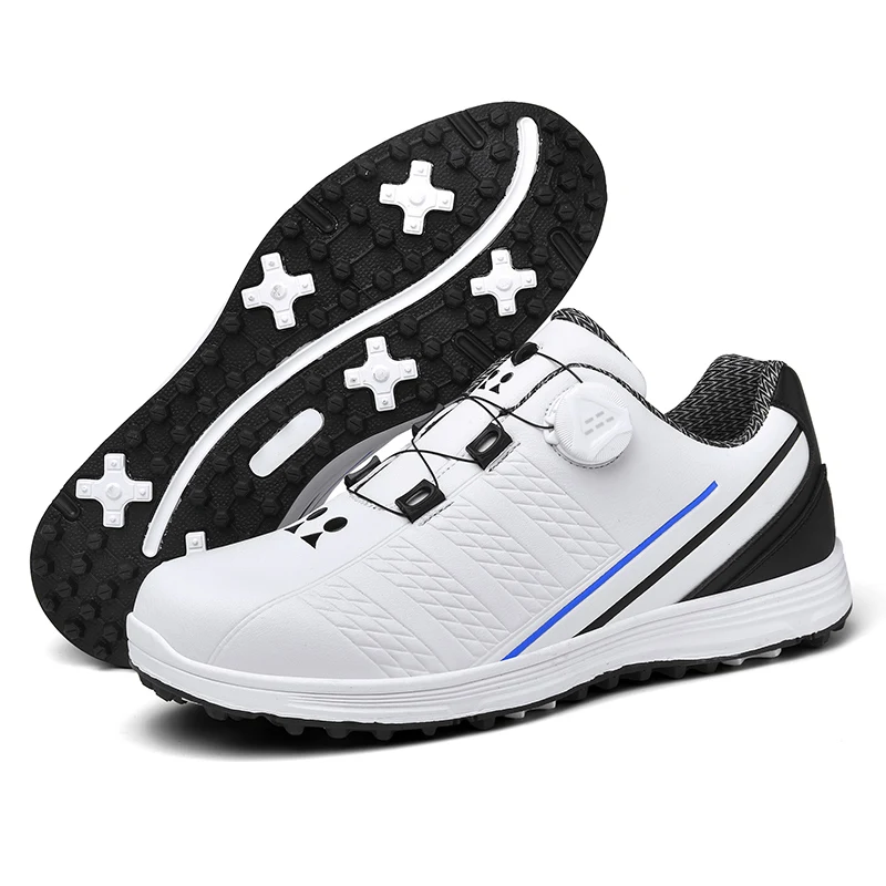 

Professional Spikelss Golf Shoes Men Light Weight Golf Wears Outdoor Comfortable Walking Shoes Anti Slip Athletic Sneakers