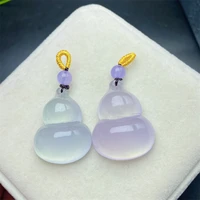 hot selling natural hand carve jade ice gourd fulu necklace pendant fashion jewelry accessories men women luck gifts1