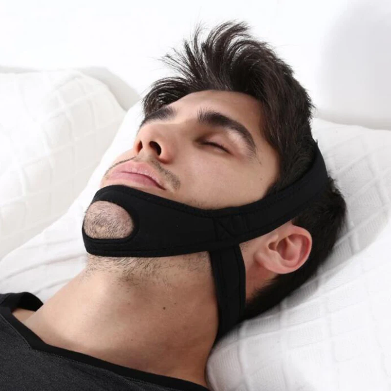 

Neoprene Anti Snoring Chin Strap Stop Snore Jaw Belt Snore Stopper Sleep Anti Apnea Chin Support Straps Night Sleeping Aid Tools