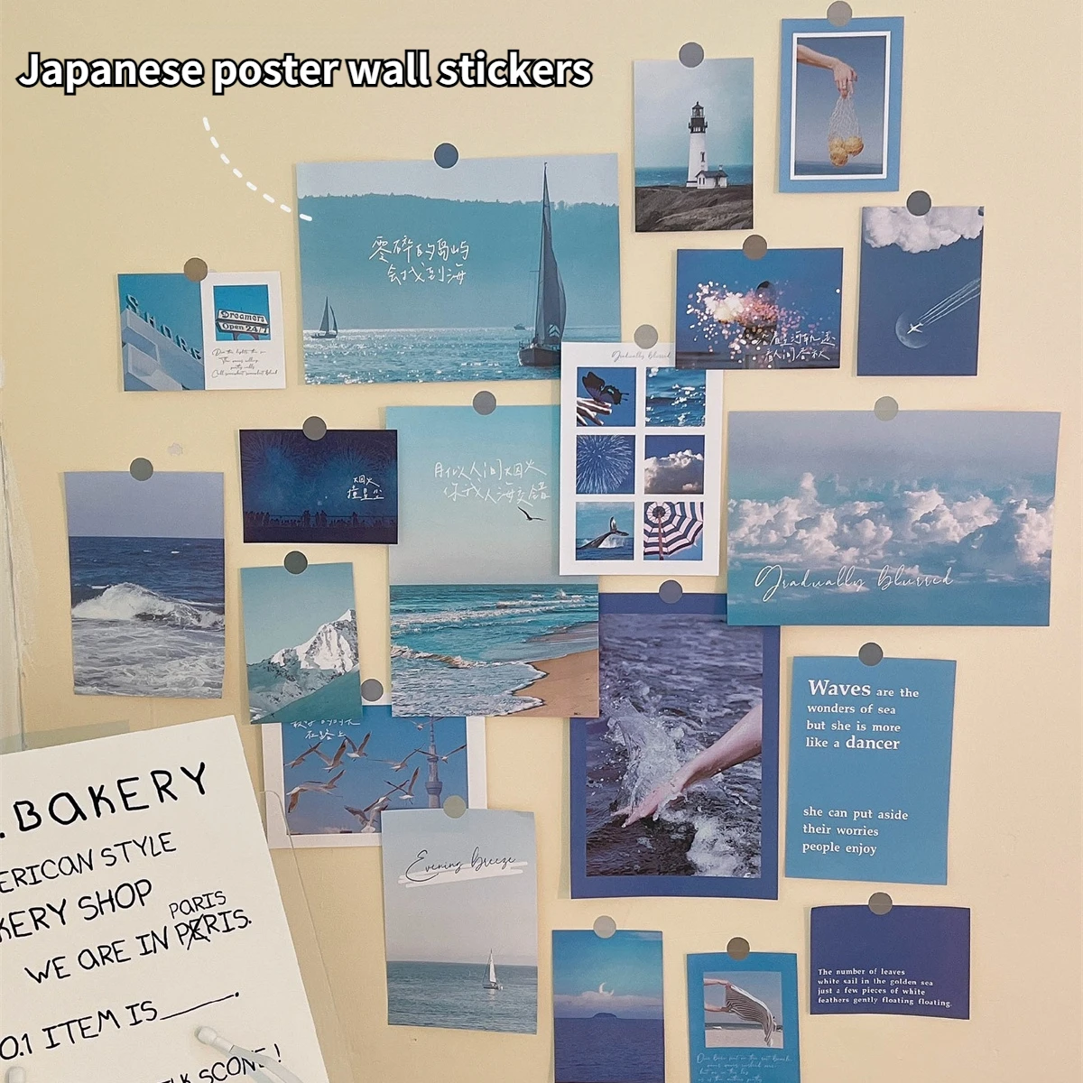 Настенный коллаж для фотографий эстетическое украшение плакат настенная