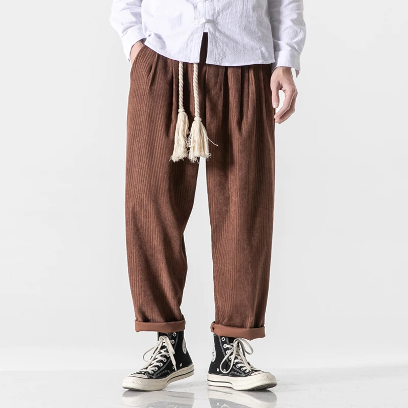 Baggy Men Harem Pants Streetwear Sweatpants Black Man Casual Joggers Harajuku Ankle-Length Pants Male Woman Oversized Trouser