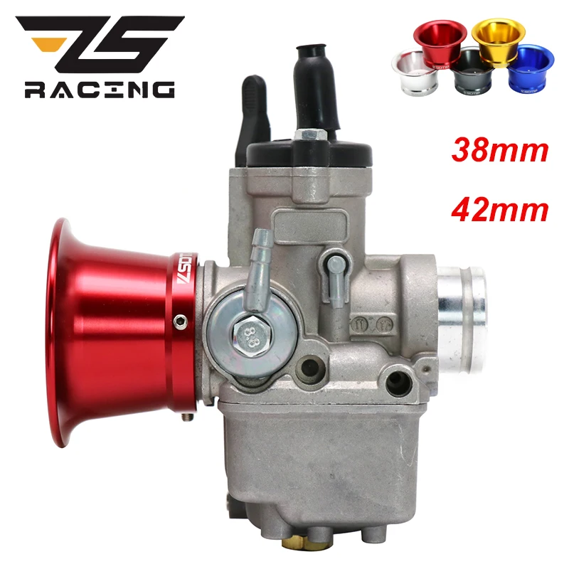 

ZS Racing Air Filters for Dellorto PHBL PHBH Carburettor 38mm/42mm Trumpet Stack Ram Pipe