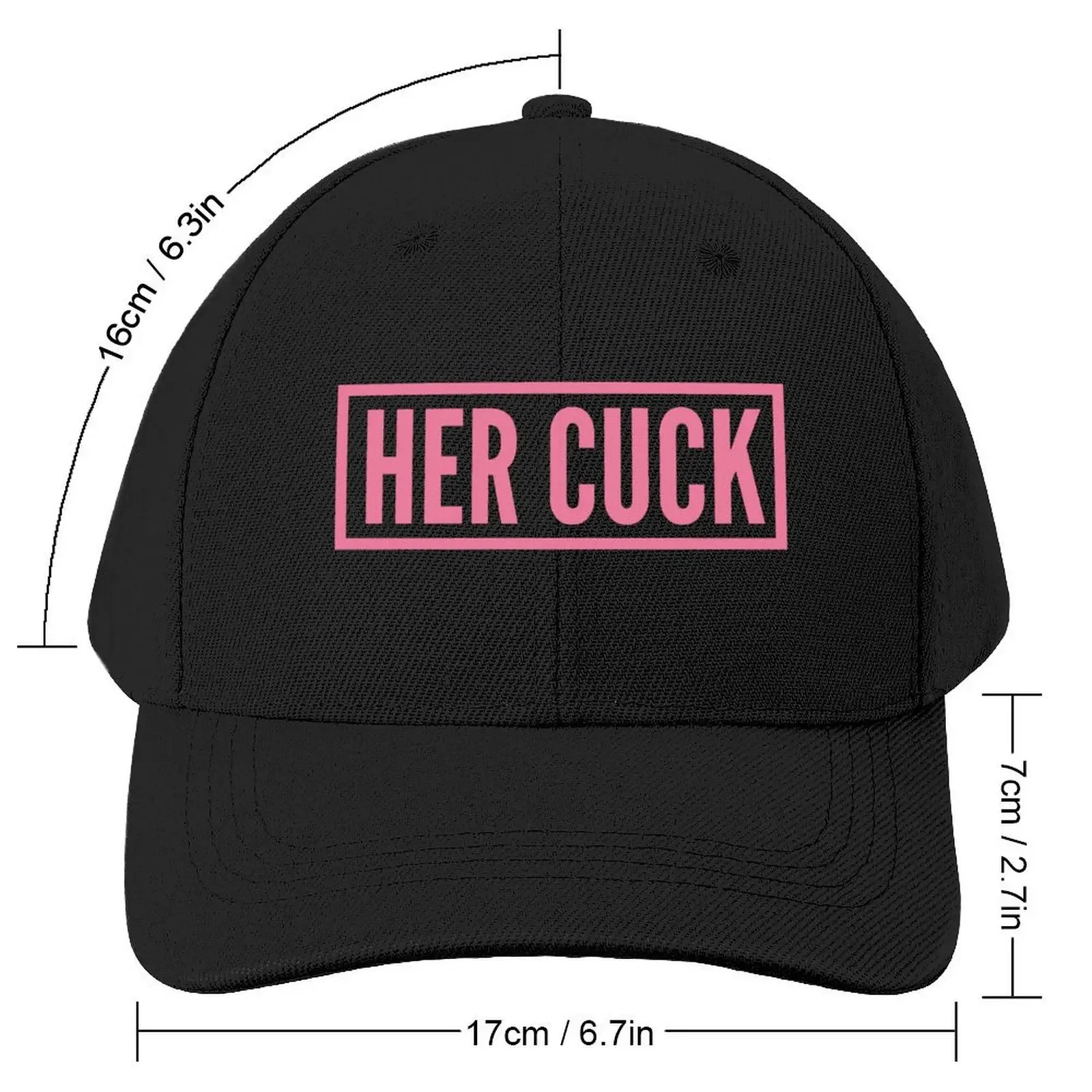 Фото Бейсбольная кепка Her Cuck — PK, детская шляпа с козырьком, черная новая шляпа для мужчин и женщин №2