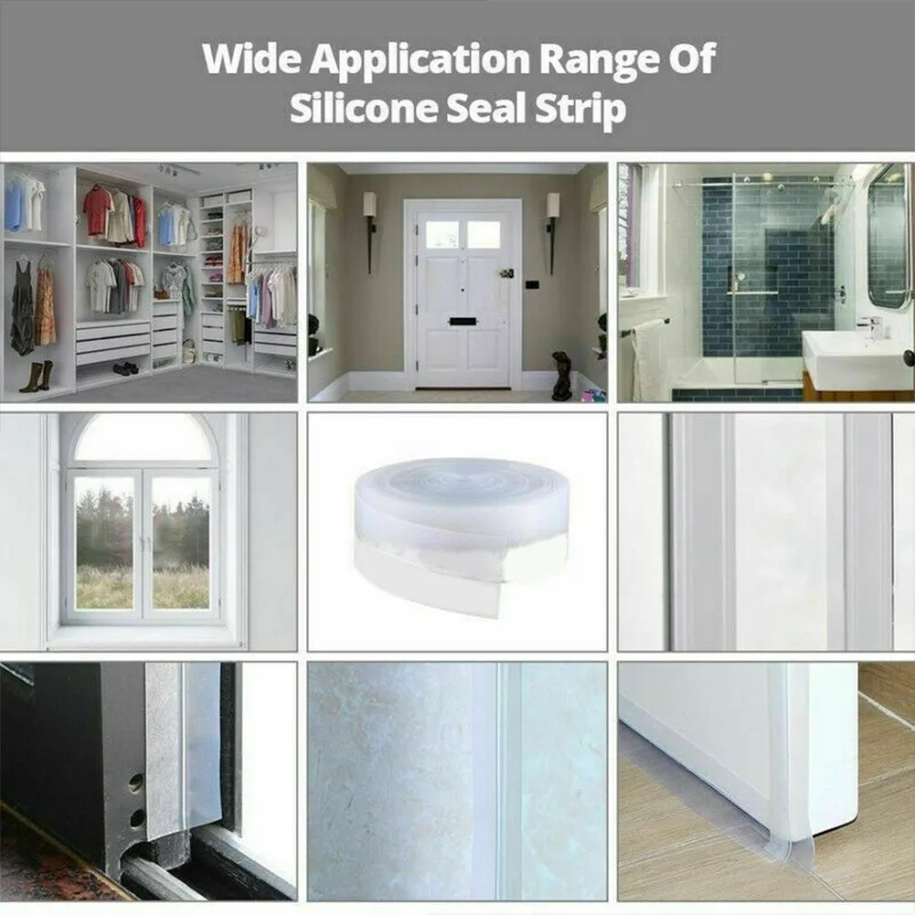 1 рулон самоклеящегося дверного уплотнения 5 м силиконовая лента для защиты