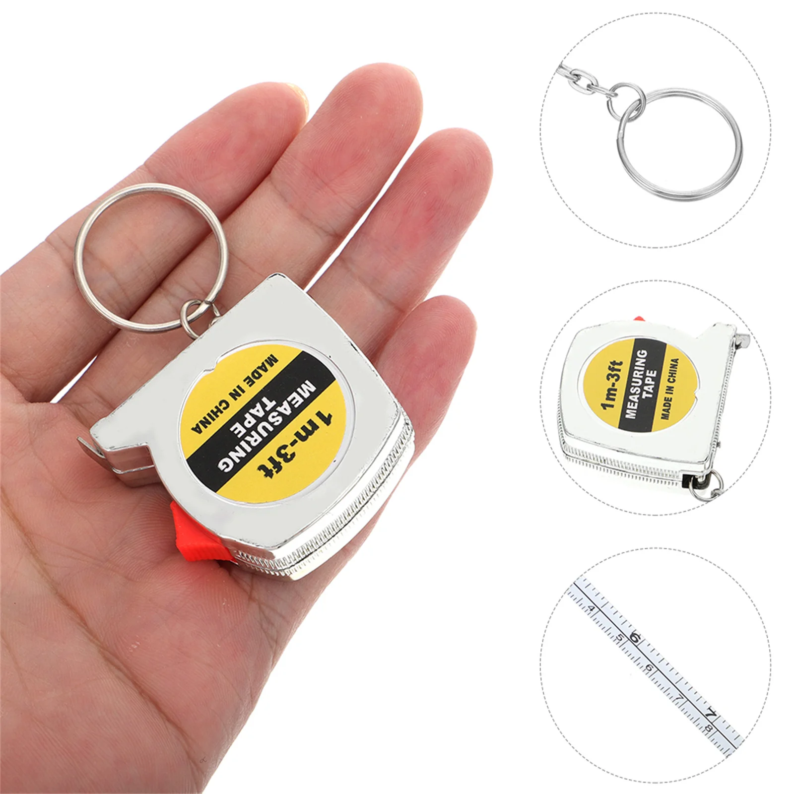 

10pcs Steel Measuring Tape Precision Measure Ruler Length Testing Accessories