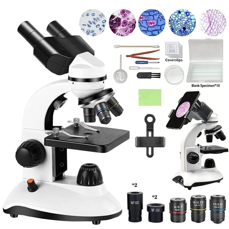 

Бинокулярный микроскоп Sino Optical 40X-1000X