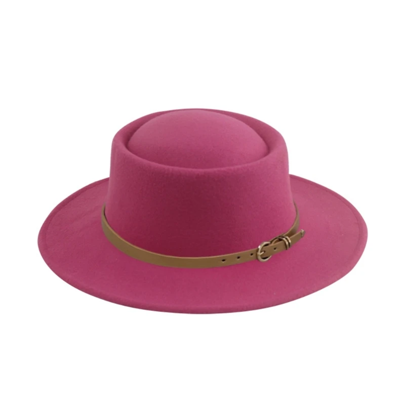 Хомбургский цилиндр шерстяная шляпа Porkpie для праздников и уличной фотографии