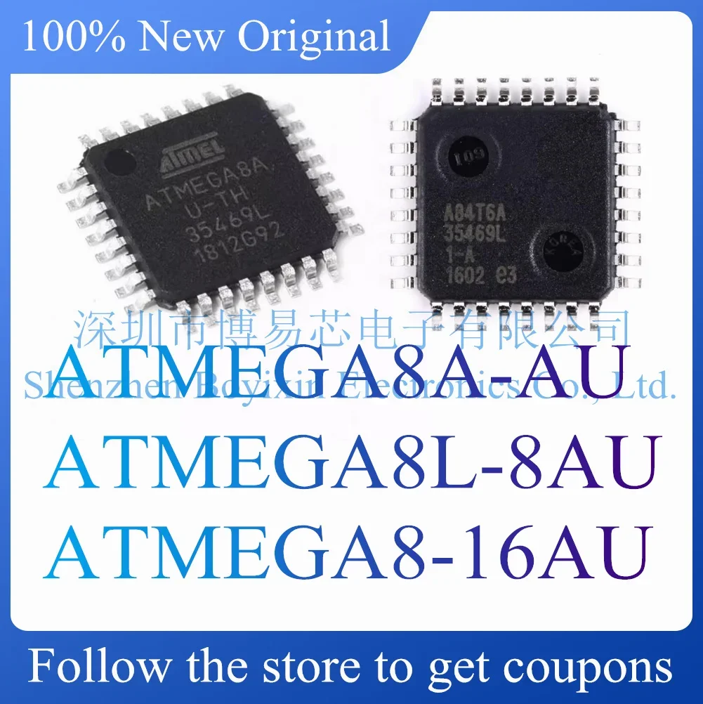 NEW ATMEGA8A-AU ATMEGA8L-8AU ATMEGA8-16AU Original Product