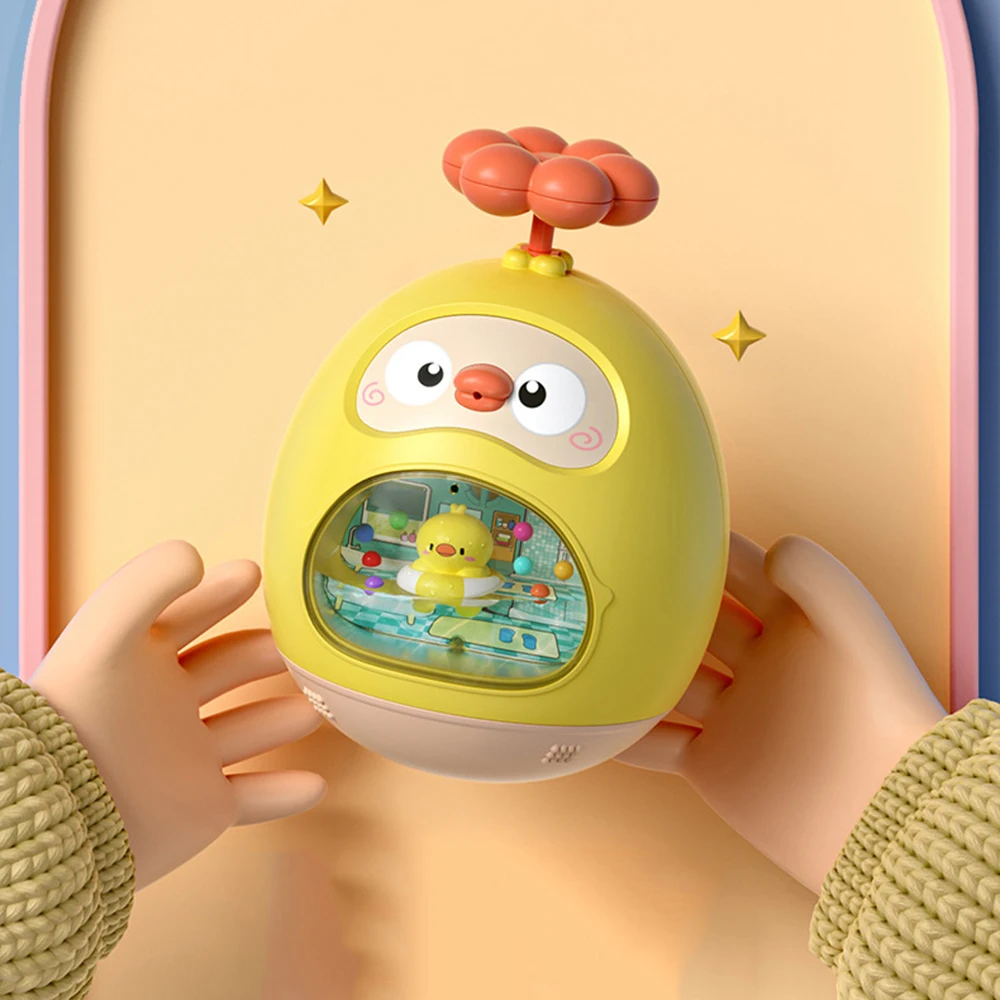 

Детская игрушка для купания в ванной и душа, детская игрушка-неваляшка со встроенным колокольчиком, игрушка-поплавок для купания в воде