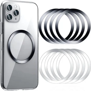 universal magnetic metal plate ring for magsafe wireless charger iron sheet sticker magnet car phone holder for iphone 13 12 11 free global shipping