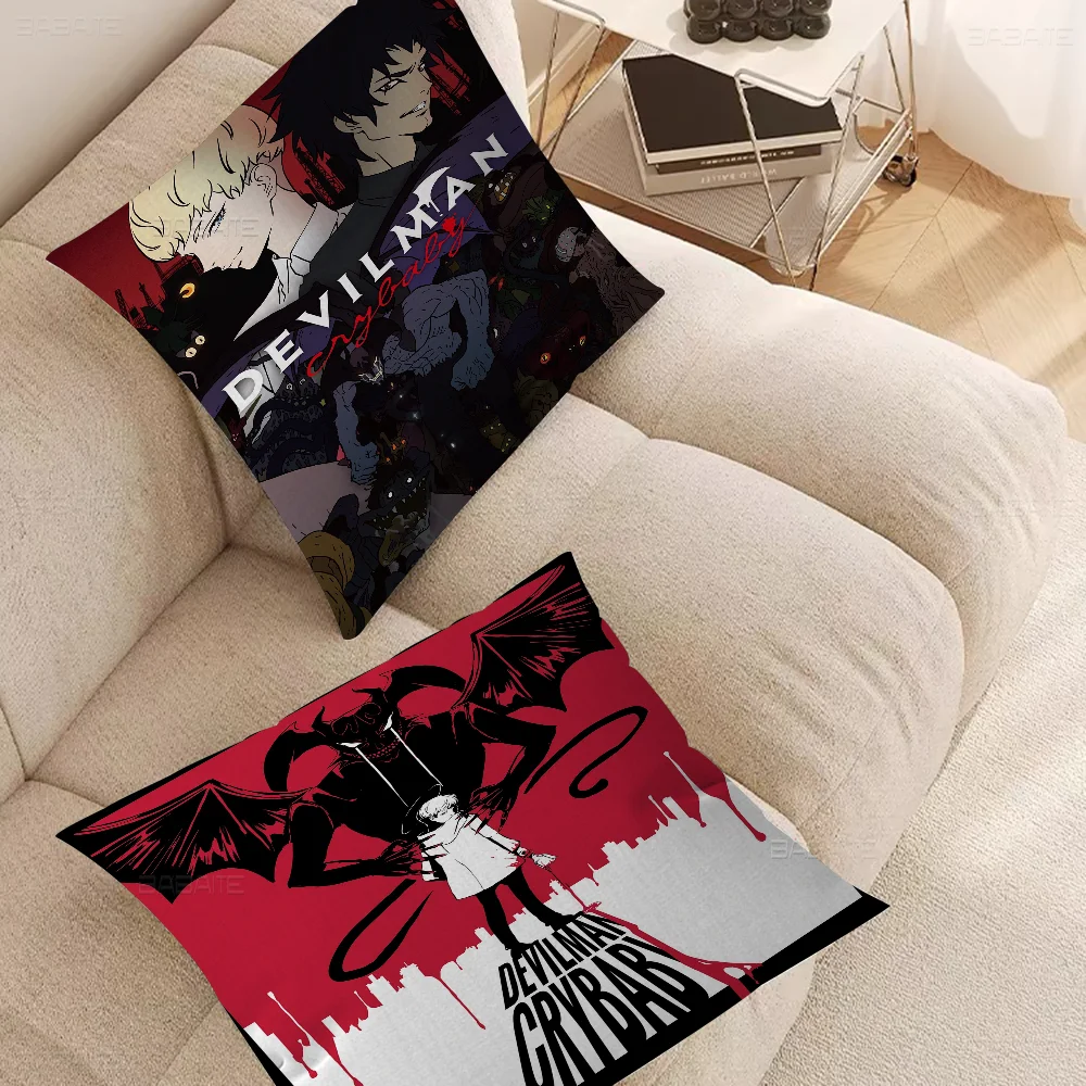 Anime D-Devilman C-Crybaby Pillow Gift Home Office Decoration Bedroom Sofa Car Cushion CoverPillow Case