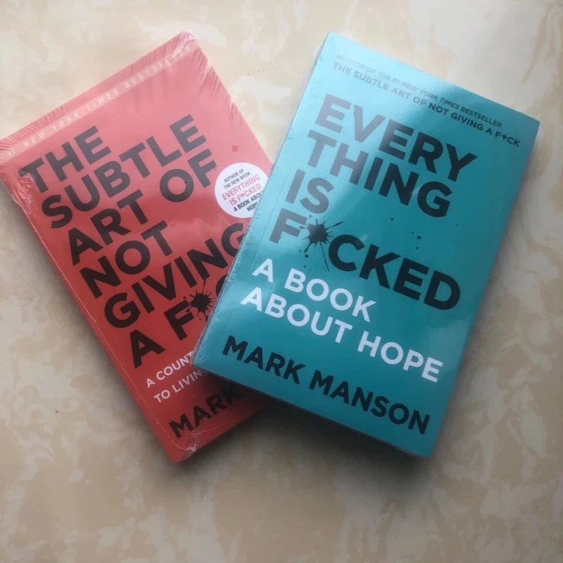 

2 Books The Subtle Art of Not Giving a F*ck + A Book About Hope Rebuilding Happiness Companion English LiteratureClassic Famous