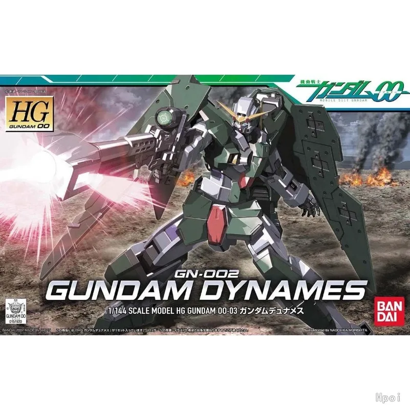 Фигурки Bandai серии HG GN-002 Дайнамес Гандам, модель из аниме «Гандам 00», игрушки для демонстрации, подарки, оригинальная упаковка, коллекция. (art.: 3920dc56d43ed) - 3920dc56d43ed