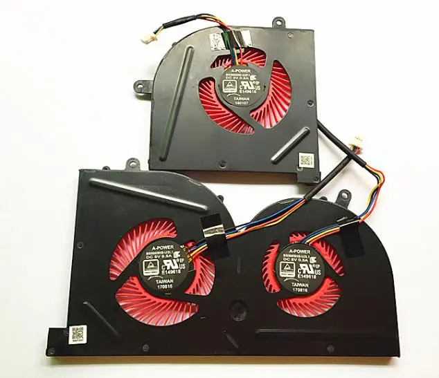 

New CPU Cooling Fan For MSI GS63 GS63VR GS73 GS73VR GS62 MS-17B1 MS-17B2 MS-16K2 MS-16K3 Stealth Pro BS5005HS-U2L1 BS5005HS-U2F1