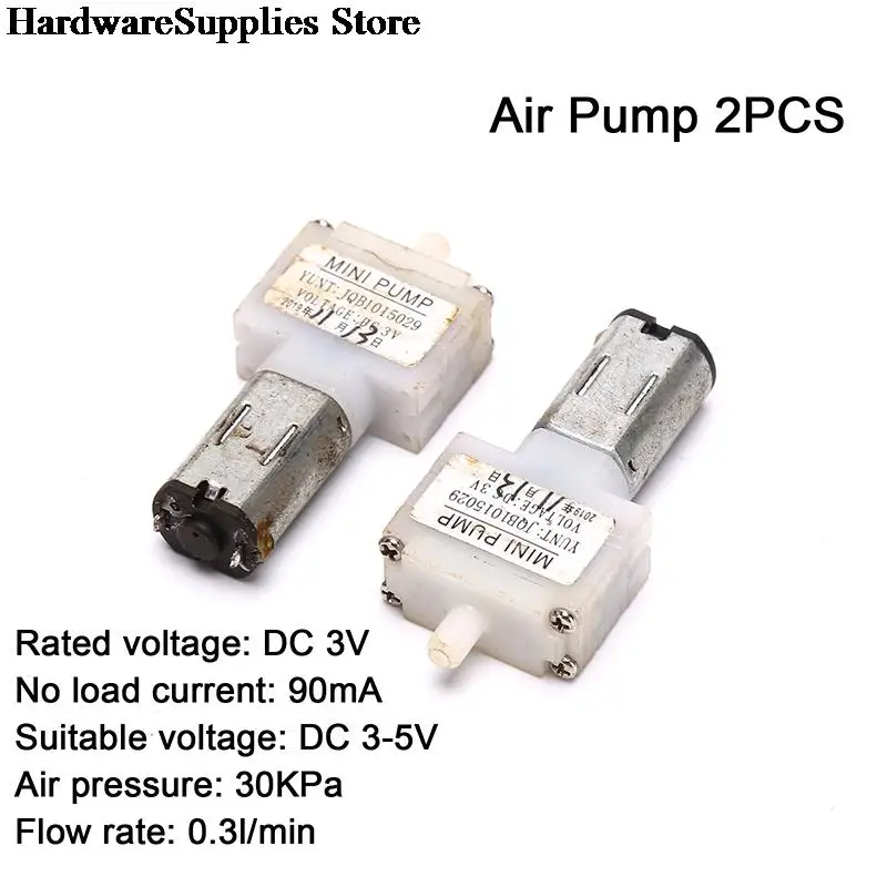 Высокое качество 2 шт. DC 3 в микро мини бесшумный воздушный насос кислородный M20