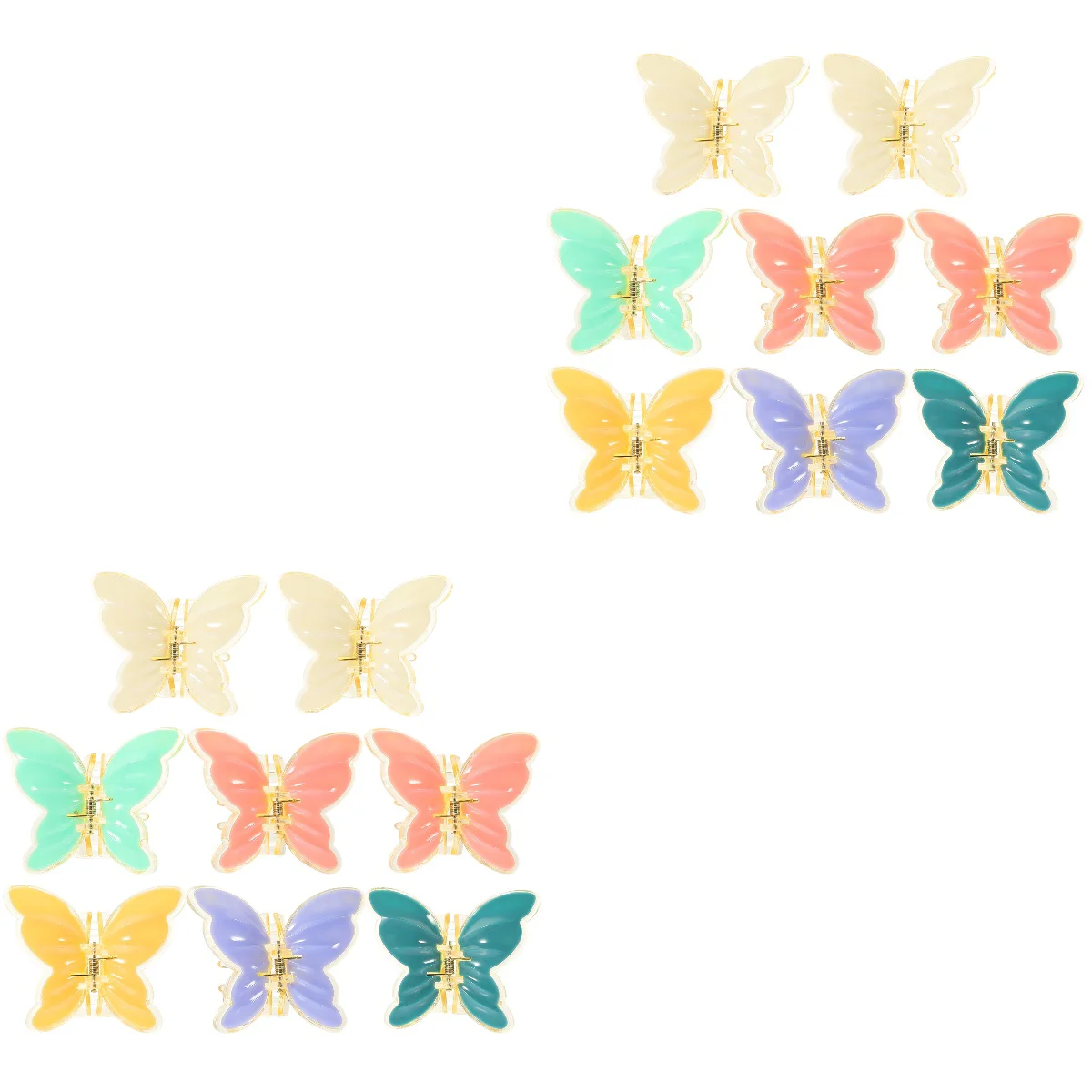 

16 Pcs Butterfly Hair Clips Girls Hair Claw Clips Hair Jaw Clips Hair Accessories