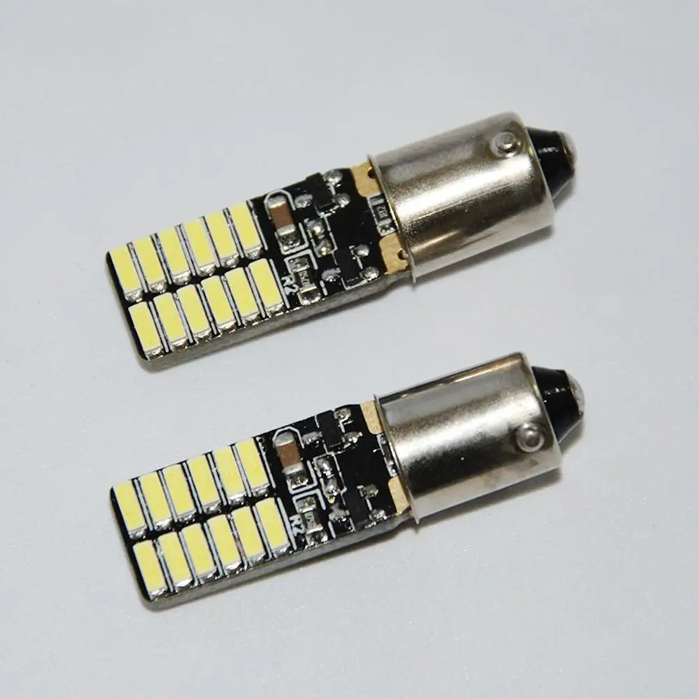 

1 Pair Car Led Highlight BA9S-4014-24SMD Width Light Reading Lamp Indoor Modified License Plate Light