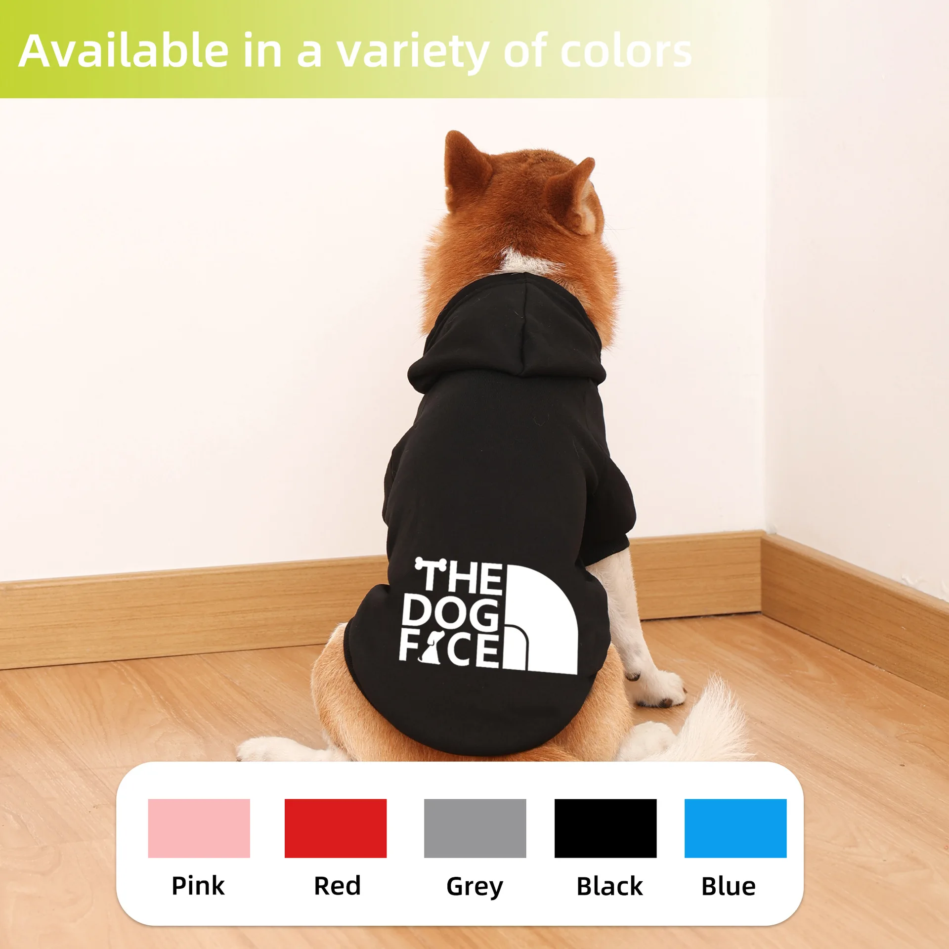 NewDog Face Одежда для собак Толстовки кошек. Подходит маленьких до больших собак. В