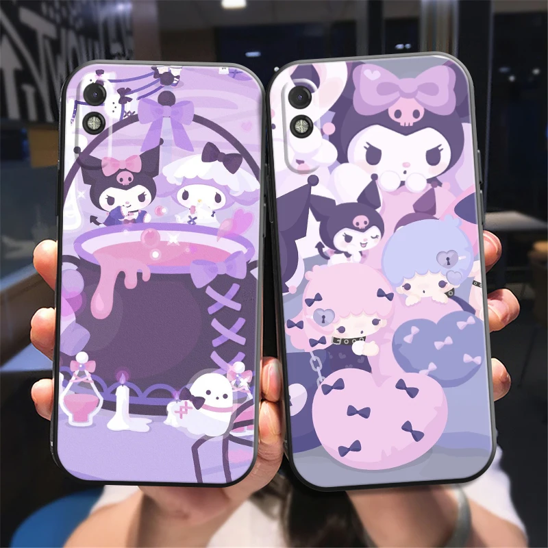 

Hello Kitty Cute Phone Case For Xiaomi Redmi 7 7A 8 8A 9 9i 9AT 9T 9A 9C Note 7 8 2021 8T 8 Pro Soft Carcasa Liquid Silicon