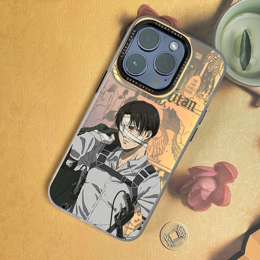 Чехол A-Attack On Anime T-Titan для Huawei MATE 60 70 PRO NOVA PURA ULTRA Honor 90 80 SE GT 200 IMD Chameleon Laser Phone Case