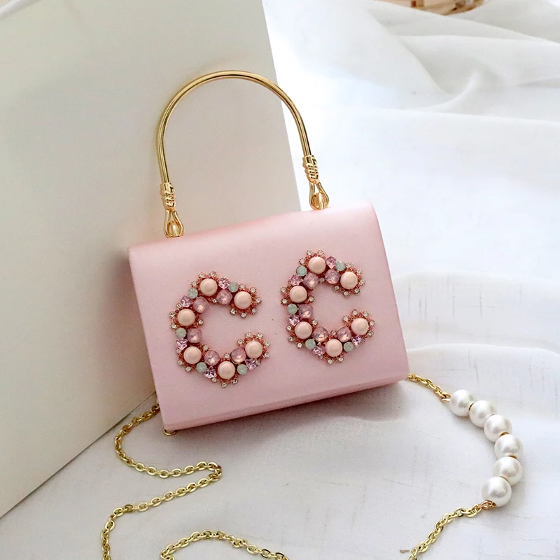 

New Women's Elegant Shoulder Handbag Chain Casual PU Leather Messenger Bag Vintage Fashionable Small Square Bag for Women