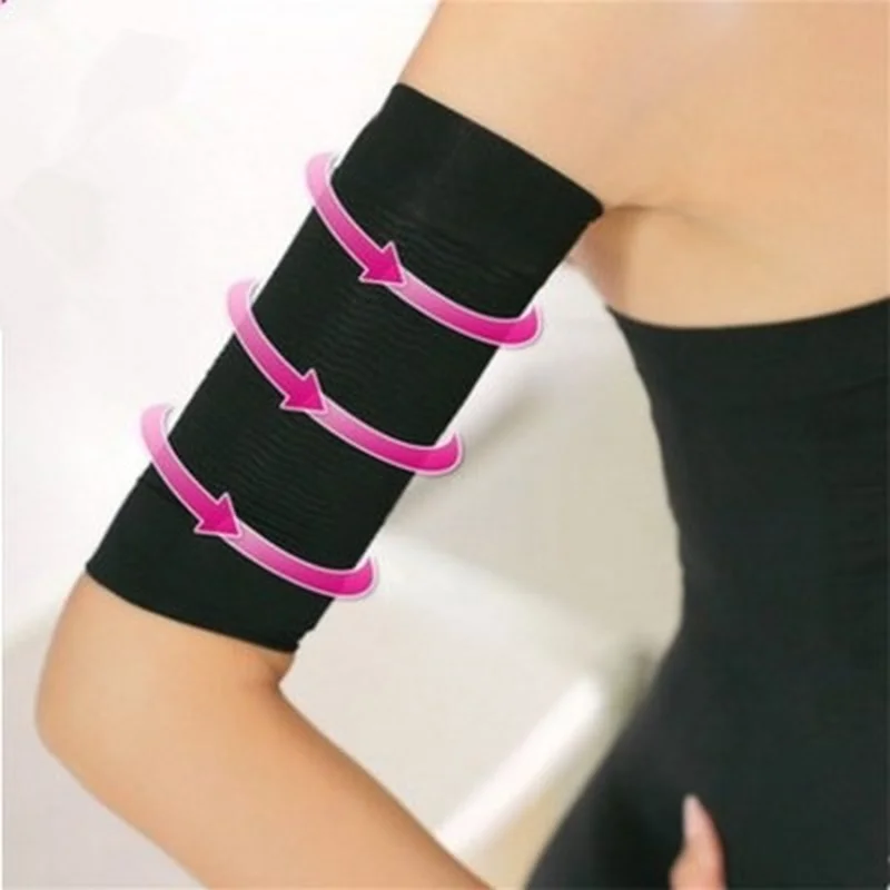 

Ladies Elastic Compression Arm Shaping Sleeves Thin Arm Body Shapers Weight Loss Elbow Massager Arm Wrap