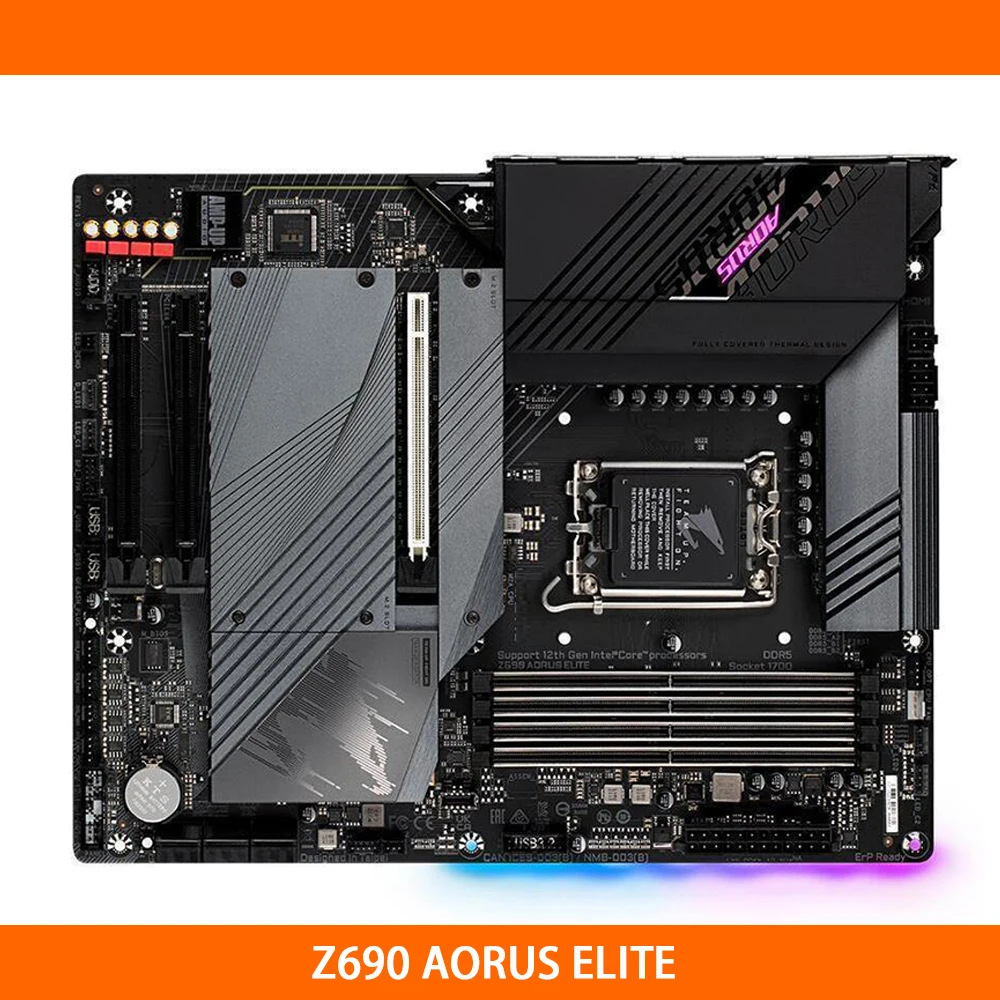 

Материнская плата для ПК Gigabyte Z690 AORUS ELITE LGA1700 4 * DDR5 128 ГБ ATX, высокое качество, быстрая доставка