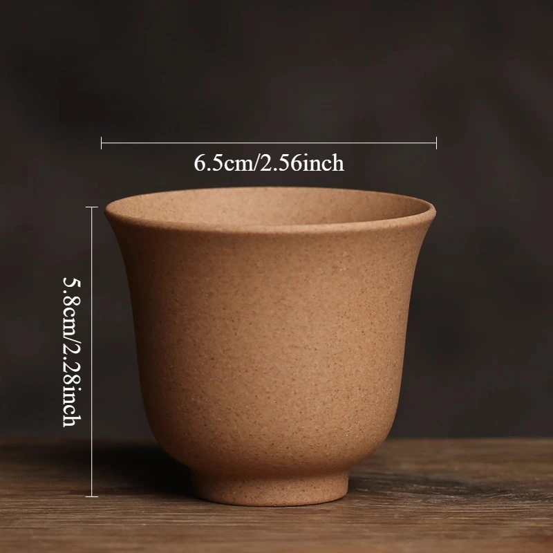 

Керамическая чашка для шляпы, бытовая китайская чашка для чая с колокольчиком, большая грубая керамическая чашка для чая, чайный сервиз, аксессуары, посуда для питья