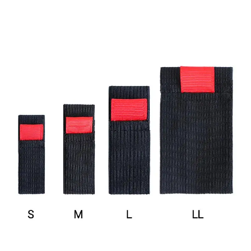 Новинка 4 шт. Рыболовная катушка шпуля ремень Черная эластичная защитный