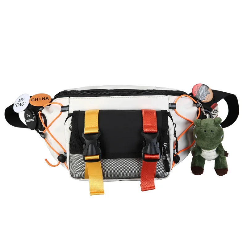 Outdoor casual mobile phone waist bag for men's new sports chest bag trend backpack for women's fashion crossbody bag