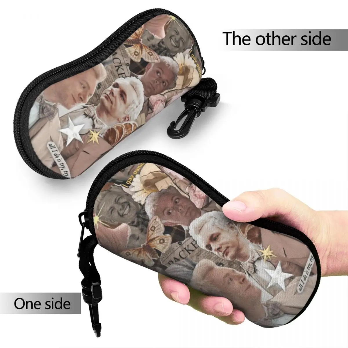 Хорошие оригинальные очки Удобная Полная Aziraphale коробка для чтения Подарочная