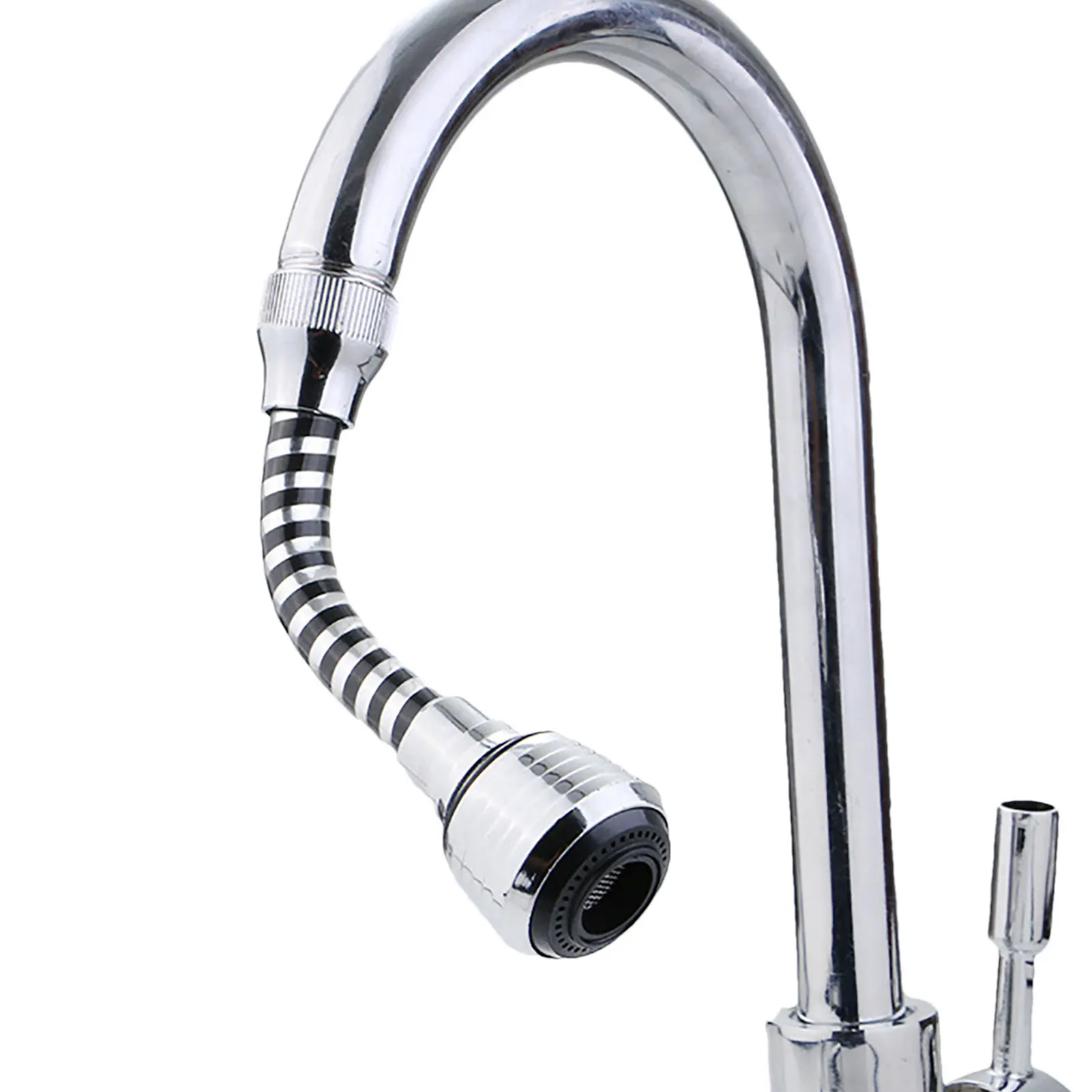 

Kitchen Faucet With Sprayer Flexible Faucet Extension Tubes 360 Rotatable Faucet Sprayer Attachment Anti-Splash Faucet Booster