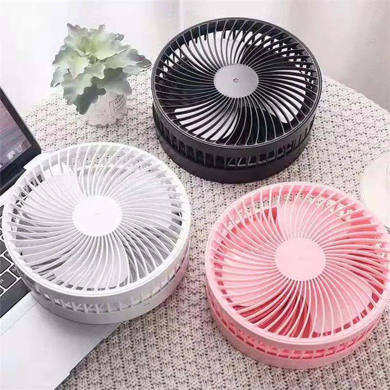 

USB Rechargeable Folding Telescopic Floor Fan Mini Summer Mute Silent Student Desktop Table Fan for Office Bedroom Cooler 2022