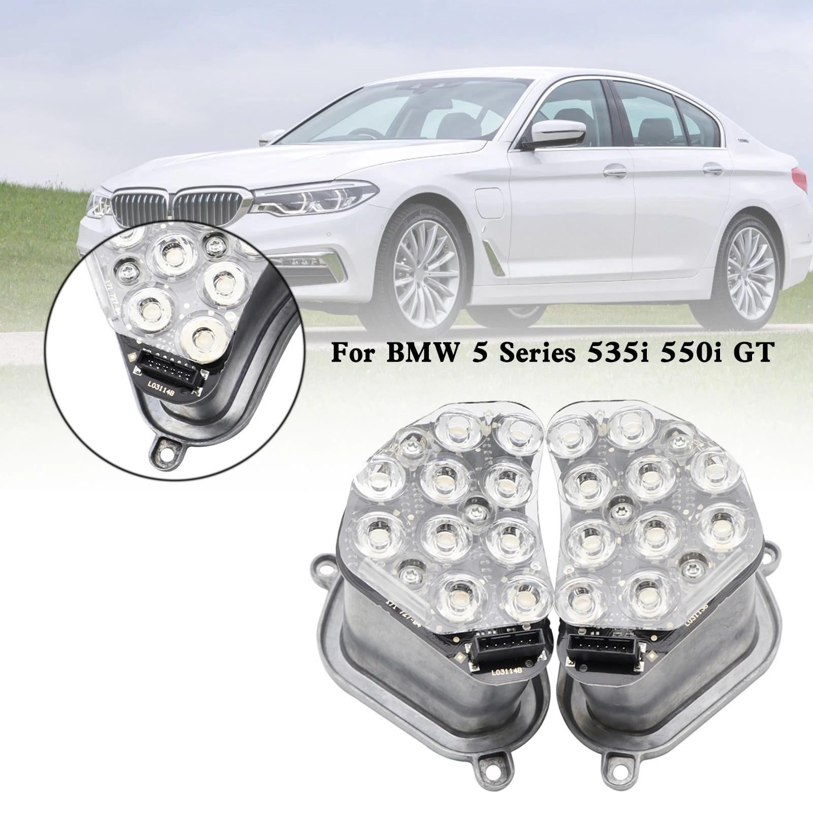 

Модуль управления указателем поворота Areyourshop, 2 шт., блок управления диодами 7262833/34 для BMW 5 серии 535i, автомобильные аксессуары, запчасти