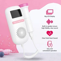 w3 25 fetal doppler upgraded fetal home pregnancy heart rate monitor baby fetal heart rate detector lcd display no radiation