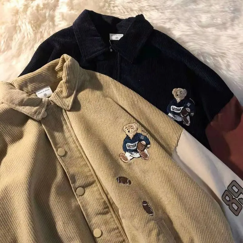 

Varsity Jacket Women Baseball Uniform Autumn Coat Harajuku High Street Style Coat Loose Plus Size BF Stitching Bomber Jacket