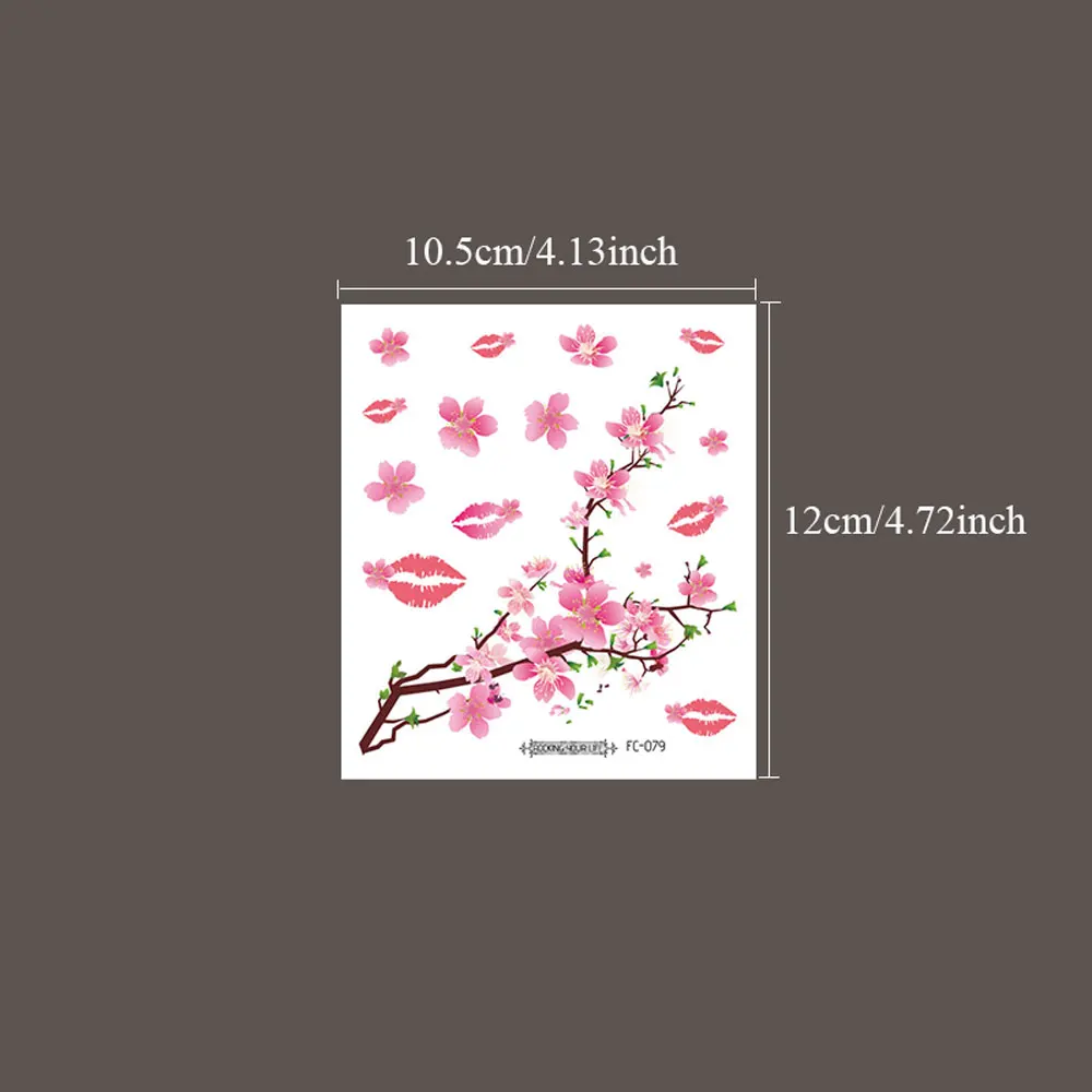 Временные водостойкие временные татуировки для тела