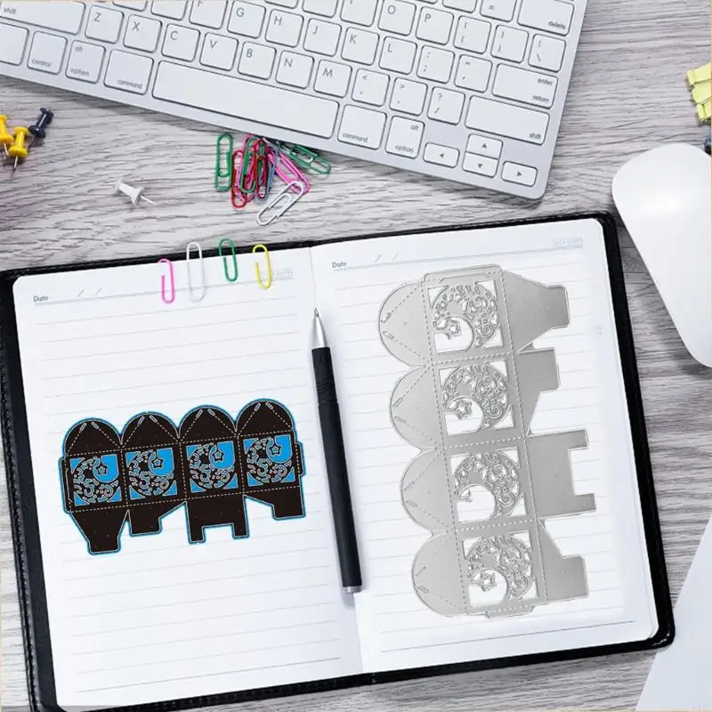 Металлические пресс-формы T21C Star Moon Box для скрапбукинга