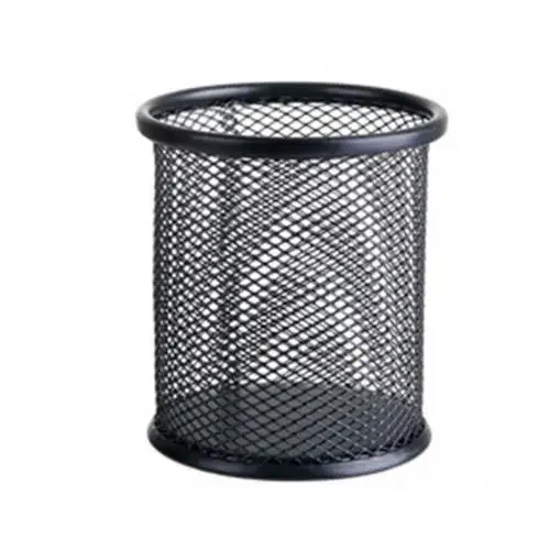 

Новый Металлический Квадратный Держатель Для Ручек, Органайзер Для Офисного Стола, Прочный Пенал-контейнер, Классический Стиль