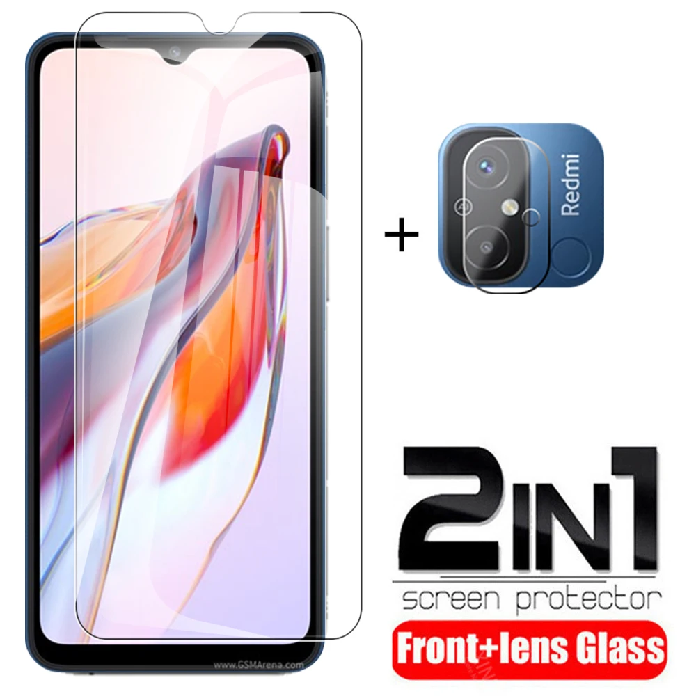 

2in1 Tempered Glass Case For Xiaomi Redmi 12C 6.71'' Screen Protector Xioami Redmi 12 C C12 Redmi12c Camera Lens Protective Film