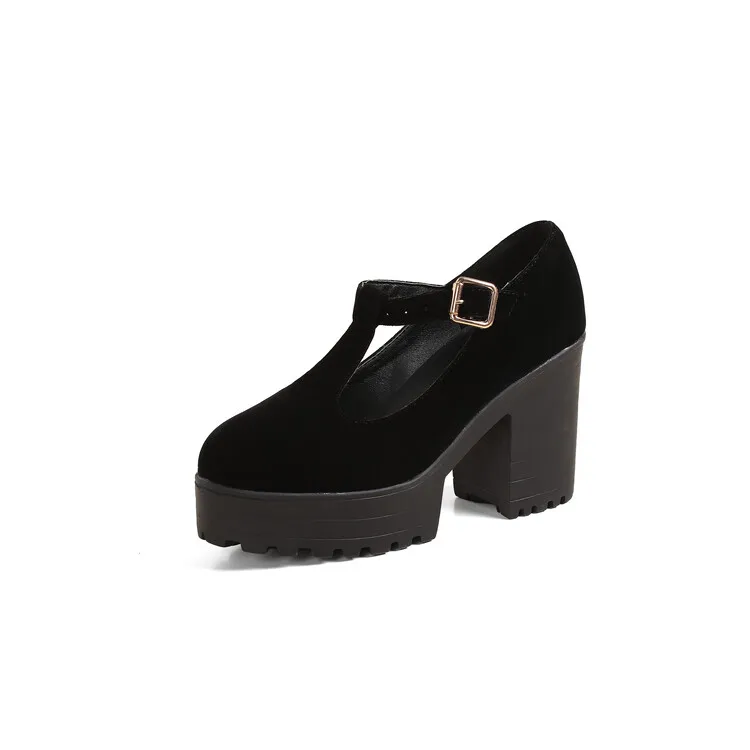 

Big Size Suede Heels ladies high heels women shoes woman pumps