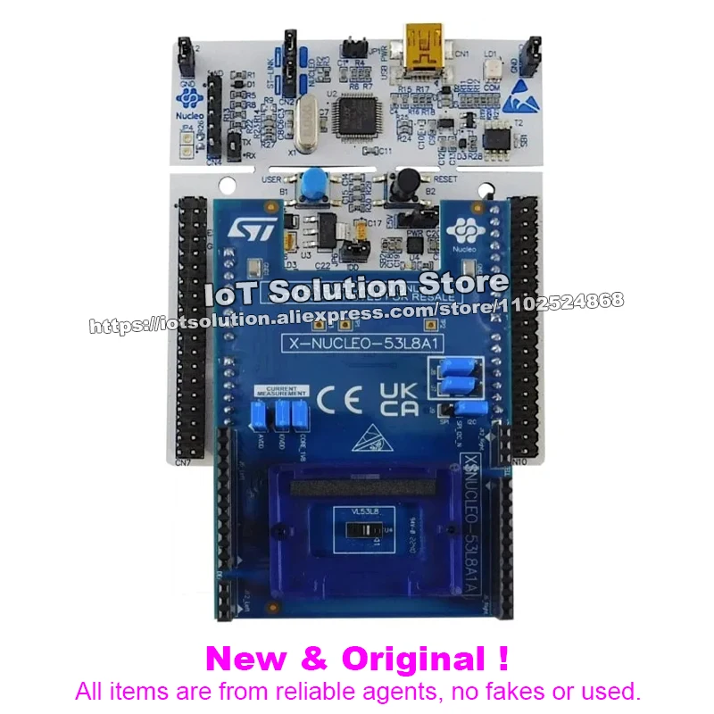 Фото P-NUCLEO-53L8A1 STM32 Nucleo pack with X-NUCLEO-53L8A1 expansion board and NUCLEO-F401RE development board №2