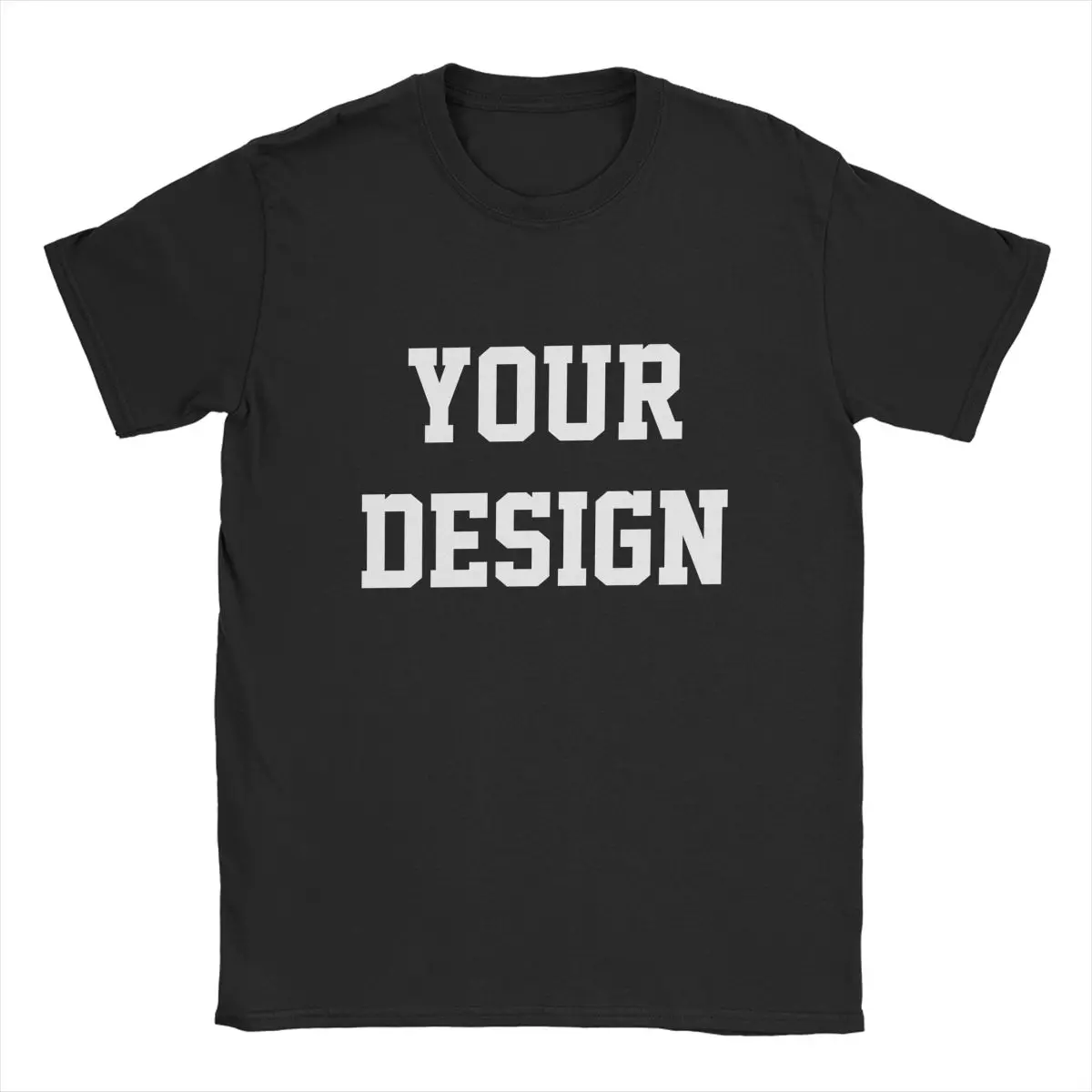 

Customized Men's T-Shirt Your OWN Design Pure Cotton Tees Short Sleeve DIY Photo or Logo T Shirts O Neck Clothes Big Size