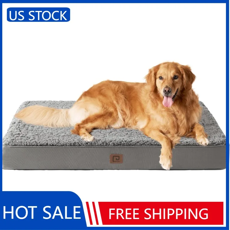 

Моющиеся лежанки для гигантских собак Jumbo, кровать для собак XXL со съемным чехлом, ортопедические лежанки из пеноматериала для собак Jumbo Dog