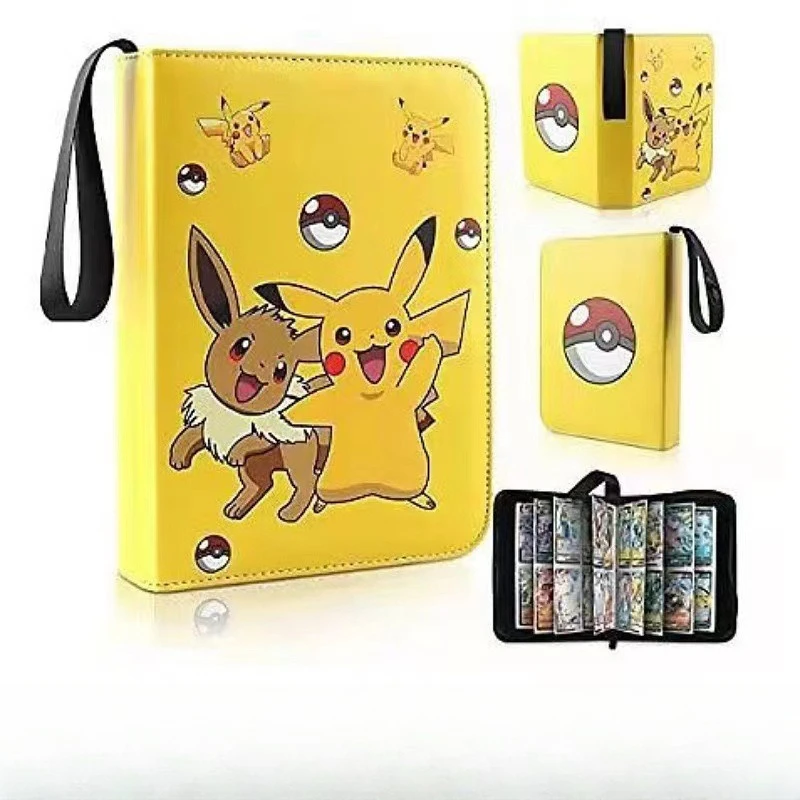 Фото Коллекционный альбом-биндер Bandai Pokemon Pikachu Pokeball на 49 карточек для хранения коллекционных карт Pokemon Verzamelmap, подарок №4