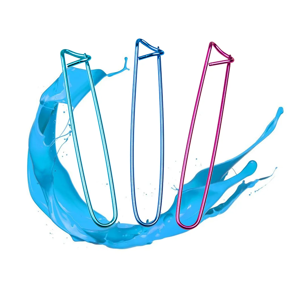 

10pcs Crochet Knitting Shiny Aluminum Yarn Holder for Knitting Notions or Crochet S)