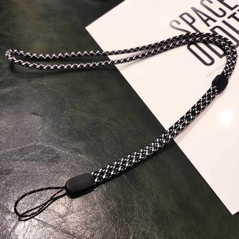 long and short braid phone lanyard necklace wrist strap for iphone huawei redmi xiaomi samsung camera gopro string holders free global shipping