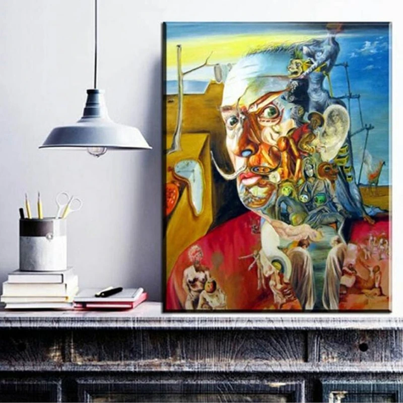 5D алмазная живопись сделай сам Сальвадор Дали мозаичная вышивка Набор для