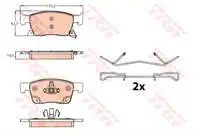 

GDB2139 for the brake pad ASTRA K 15 = (16 inch)/(16 inch)/(16 inch)
